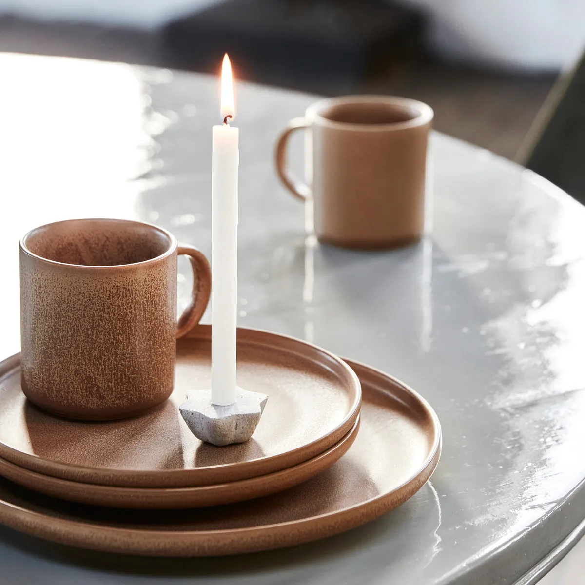 Mold Little Star -kynttilänjalka, Harmaa House Doctor