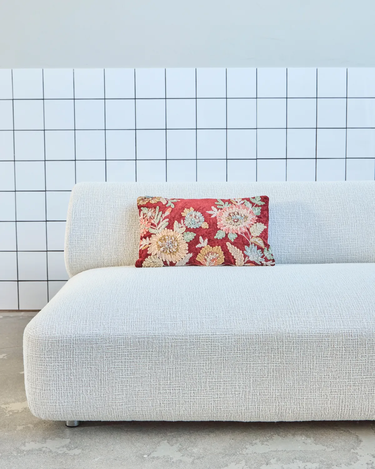 Nica tyynynpäällinen, Punainen–vaaleanpunainen, 30×50 cm House Doctor