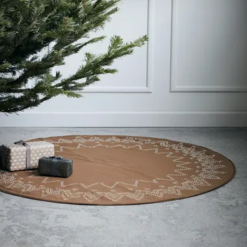 Noel joulukuusenmatto Ø120 cm - Ruskea - House Doctor