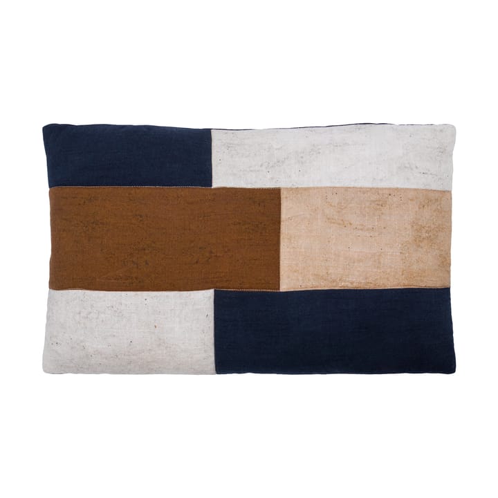 Patch tyynynpäällinen 30x50 cm - Musta hiekka ruskea - House Doctor
