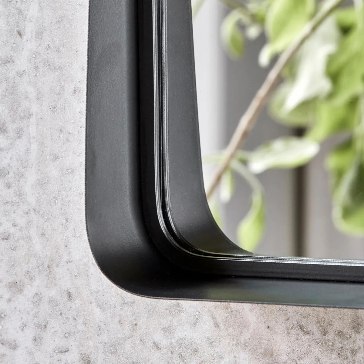 Pejo peili kehyksellä 45x60 cm, Musta antiikki House Doctor