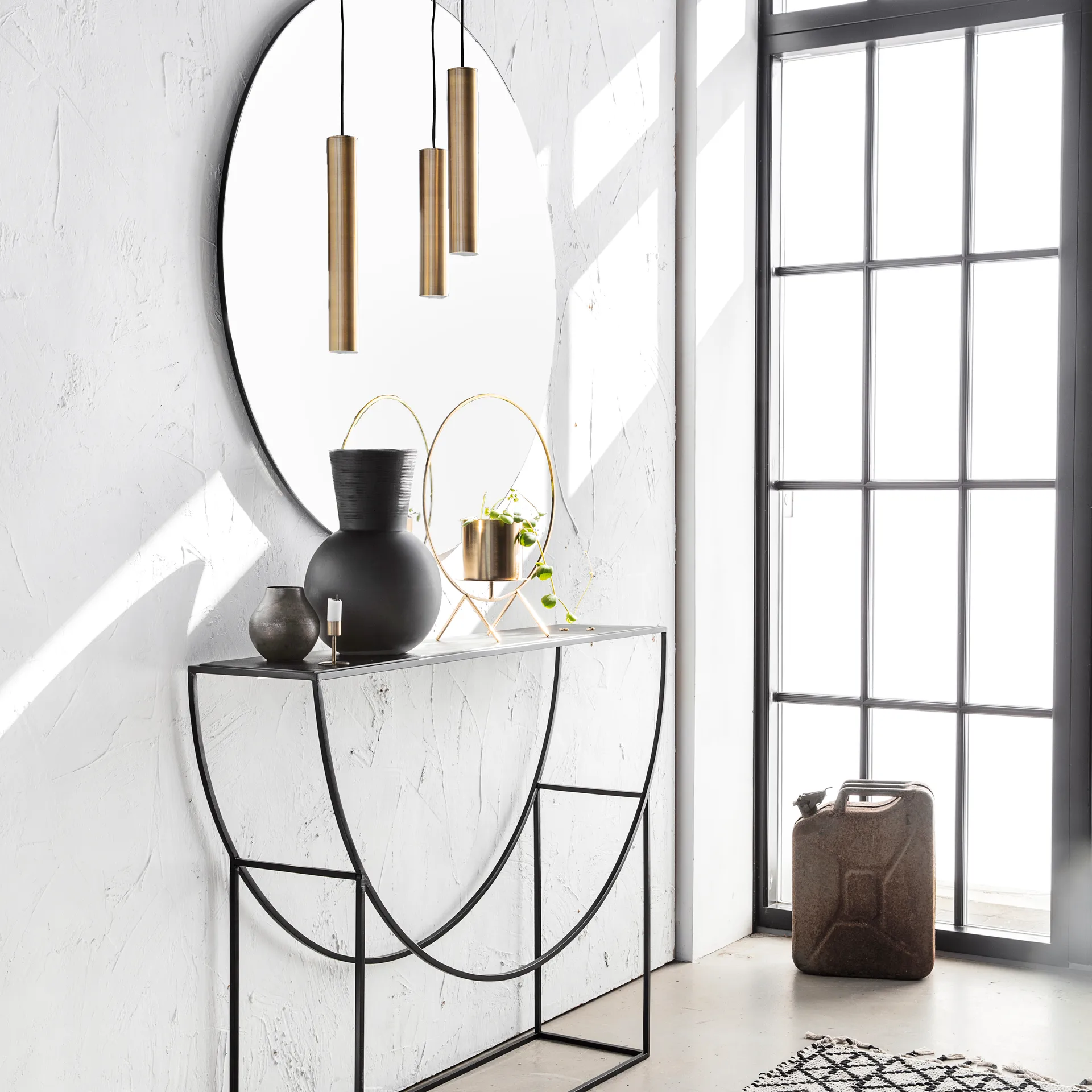 Pin kattolamppu messinki, 25 cm House Doctor