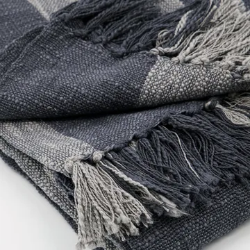 Ponra torkkupeitto 130 x 180 cm - Harmaa - House Doctor