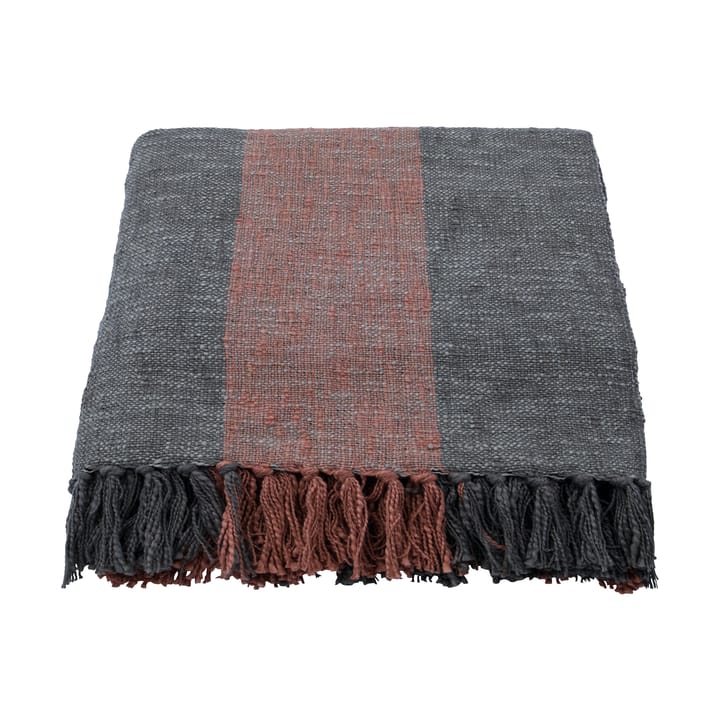 Ponra torkkupeitto 130 x 180 cm - Khaki–polttorossi - House Doctor