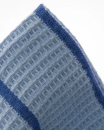 Puhdas tiskiliina - Vaaleansininen-sininen, 30×30 cm, 2 kpl - House Doctor