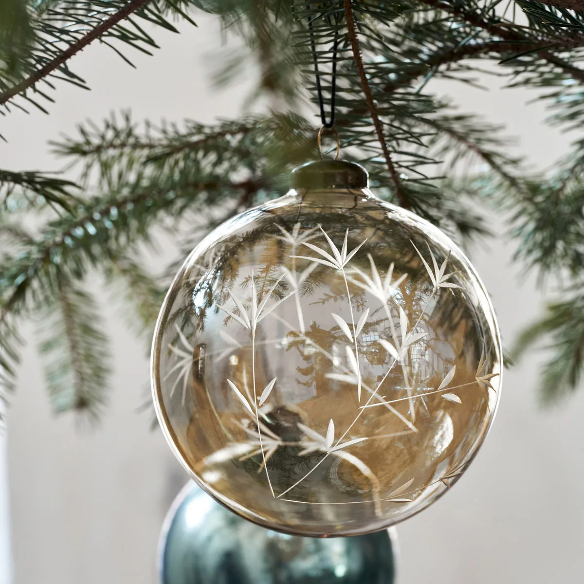 Rayn joulukuusenkoriste Ø10 cm, Ruskea House Doctor