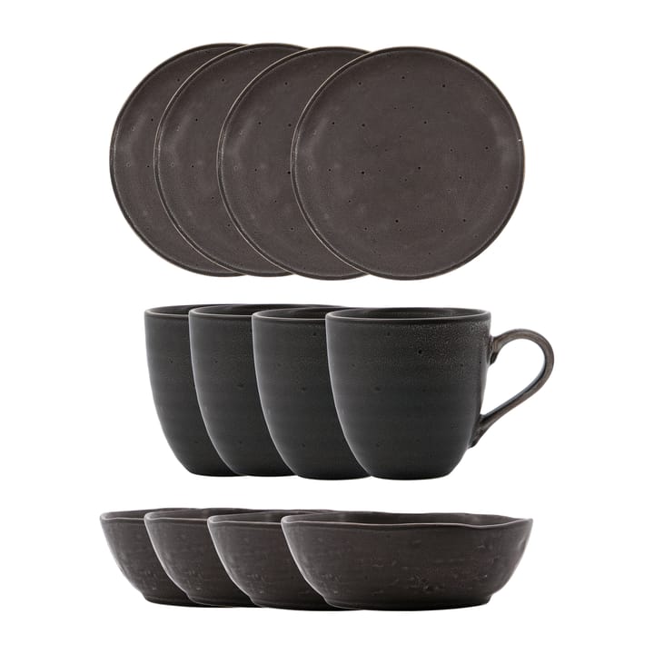 Rustic brunch kit 12 osaa - Tummanharmaa - House Doctor