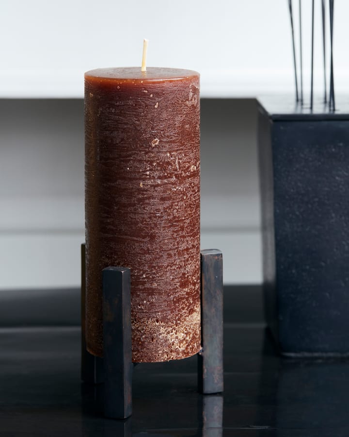 Rustic Wax kynttilä 15 cm 2-pack - Cognac - House Doctor