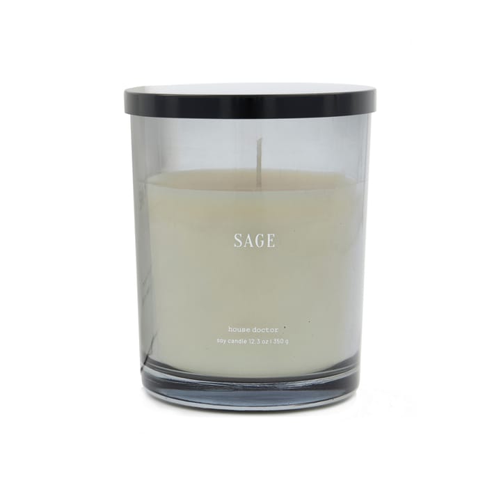 Sage tuoksukynttilä 50 tuntia - Sininen - House Doctor