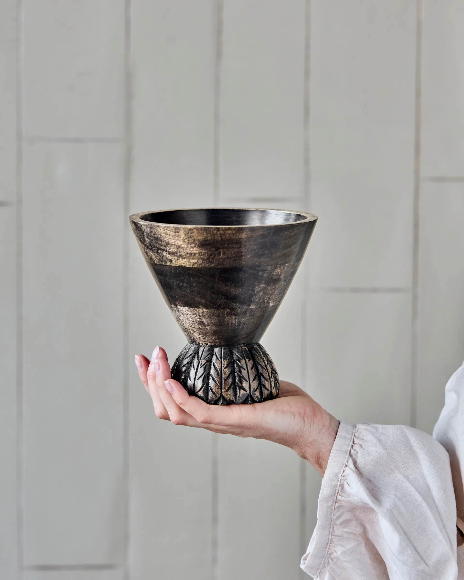 Sani kukkaruukku Ø15 cm, Musta House Doctor