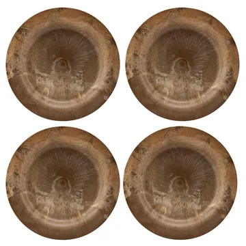 Serveur lautanen 24 cm, 4-pakkaus - Kulta - House Doctor