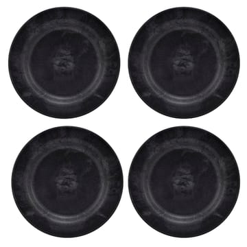 Serveur leip�älautanen 18 cm, 4-pakkaus - Musta - House Doctor