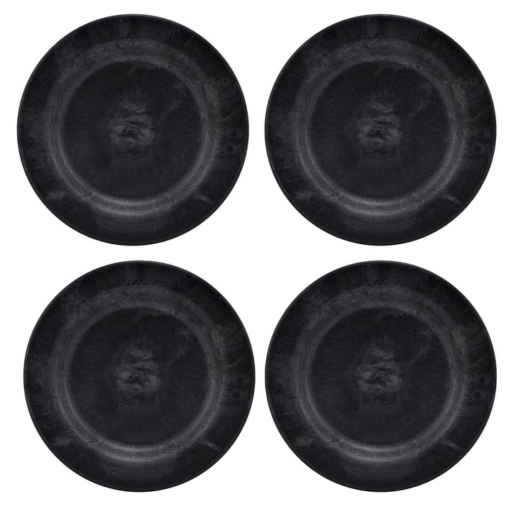 Serveur leipälautanen 18 cm, 4-pakkaus, Musta House Doctor