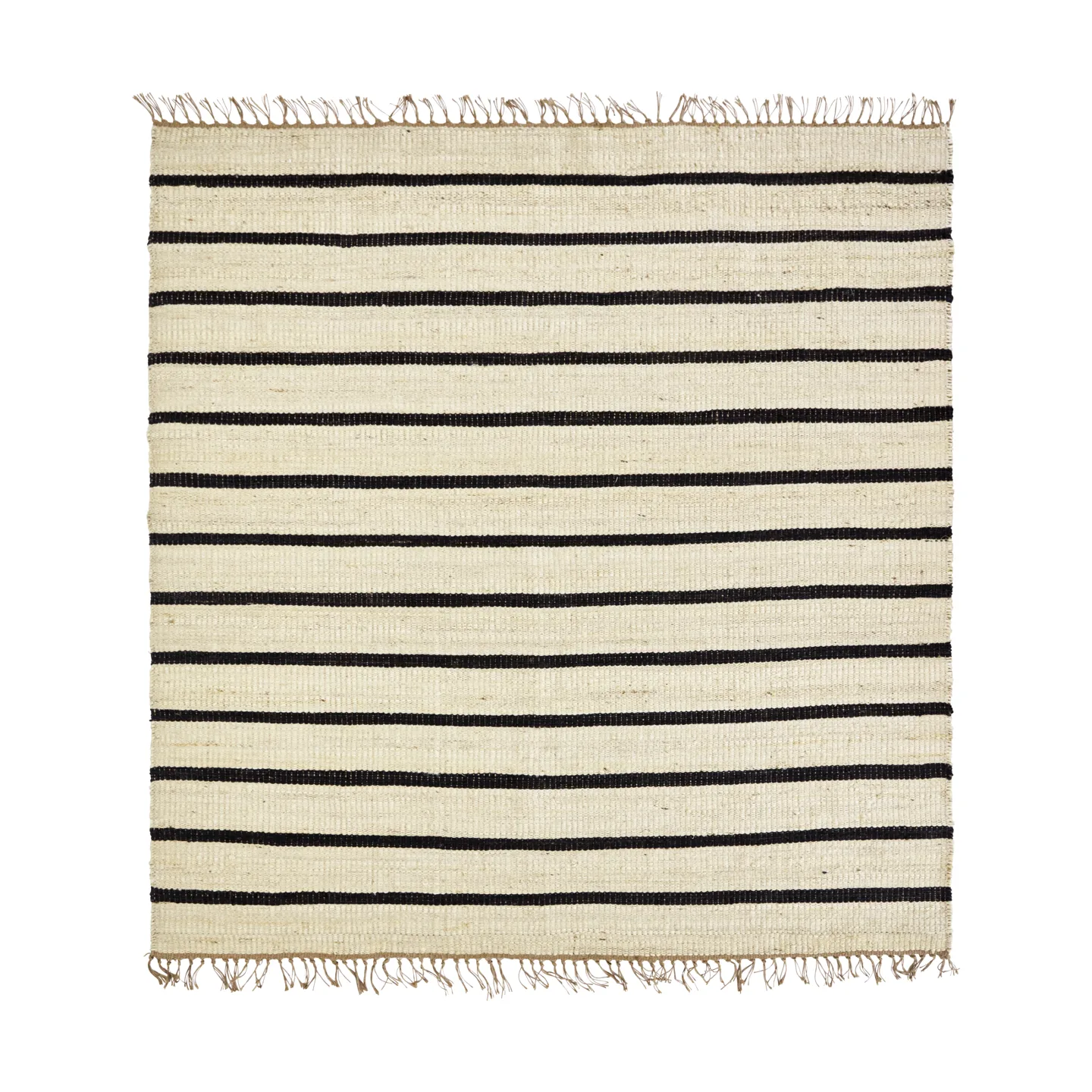 Sima matto 180x180 cm, Svart-natur House Doctor