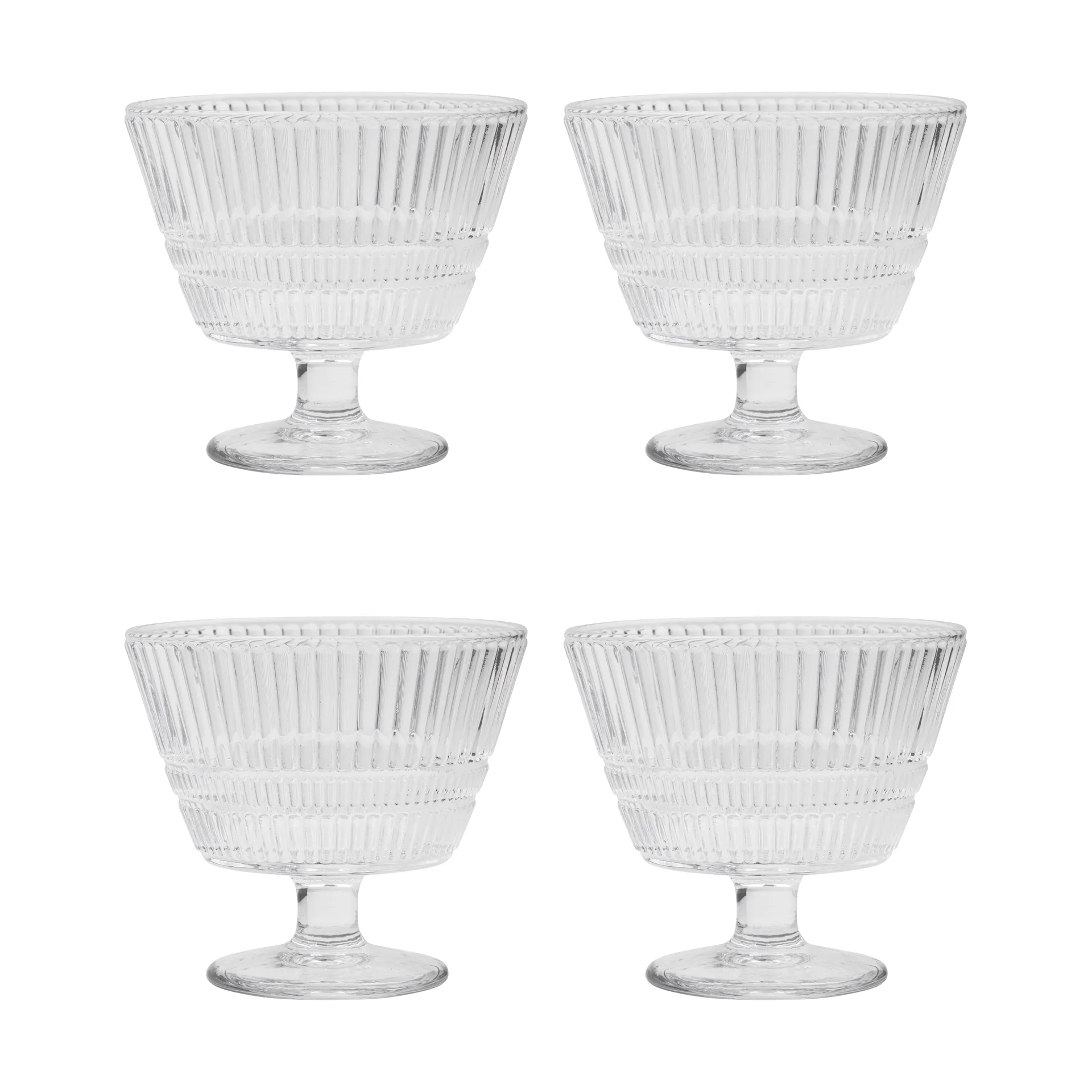 Slots jälkiruokakulho 4-pack, kirkas House Doctor