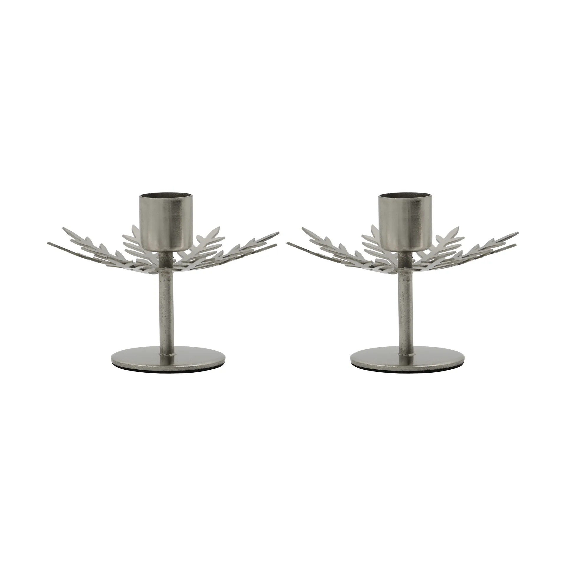 Snowflake kynttilänjalka 2-pack, Hopea viimeistely House Doctor