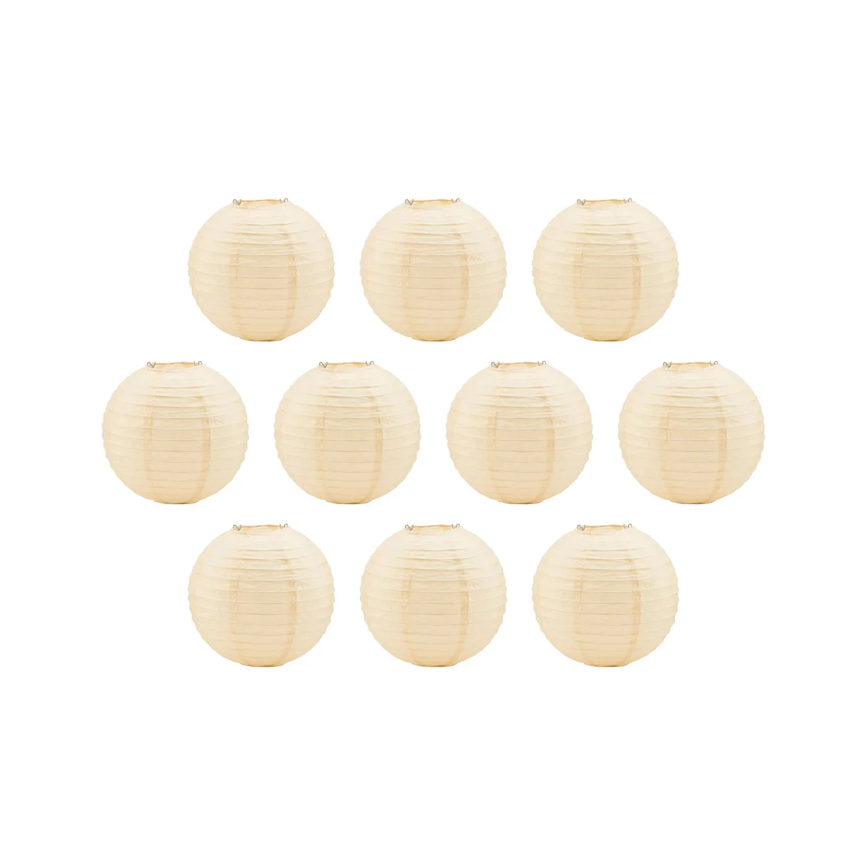 House Doctor Soni lampunvarjostin 10-pakkaus, hiekka 25 cm