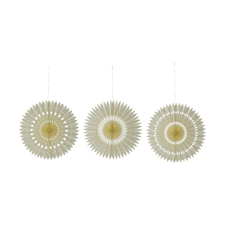 Stelle joulukoristeet 3 osaa - Off-White, Ø20 cm - House Doctor