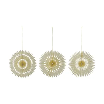 Stelle joulukoristeet 3 osaa - Off-White, Ø30 cm - House Doctor