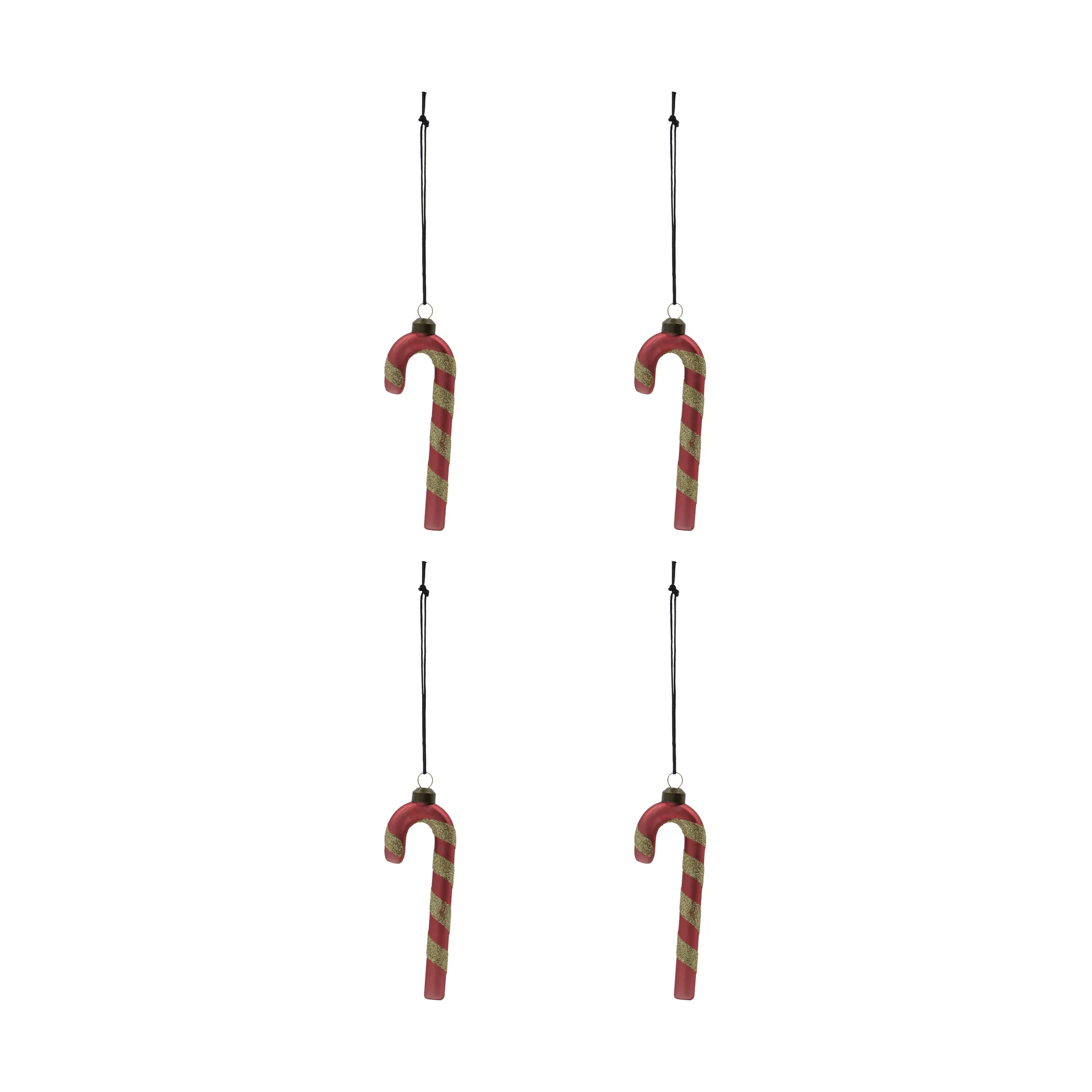Stick joulukoriste 4-pack, Pölyinen punainen House Doctor