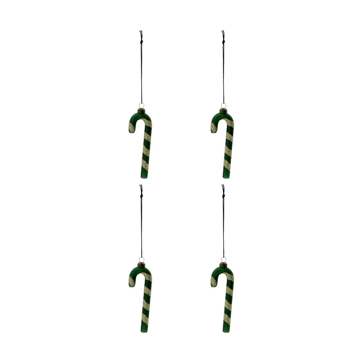 Stick joulukoriste 4-pack - Vihreä - House Doctor