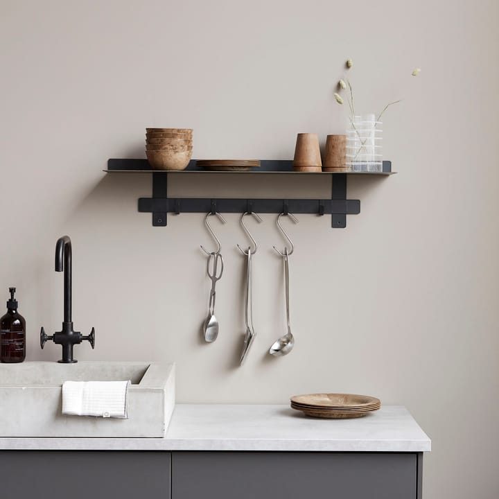 Tag hattuhylly 80 cm, Musta House Doctor