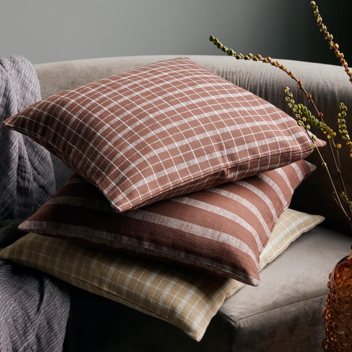 Thame tyynynpäällinen ruudullinen 50x50 cm, Brown House Doctor