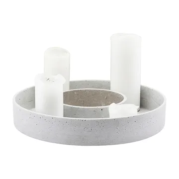 The Ring adventtikynttelikkö lohkovaloille - Betoni - House Doctor