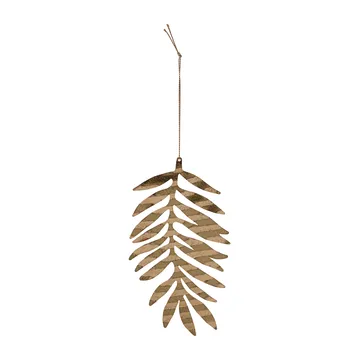 Tin plate joulukoriste - Leaf - House Doctor