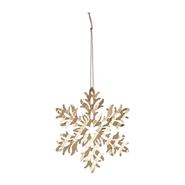 Tin plate joulukoriste - Snow flower - House Doctor