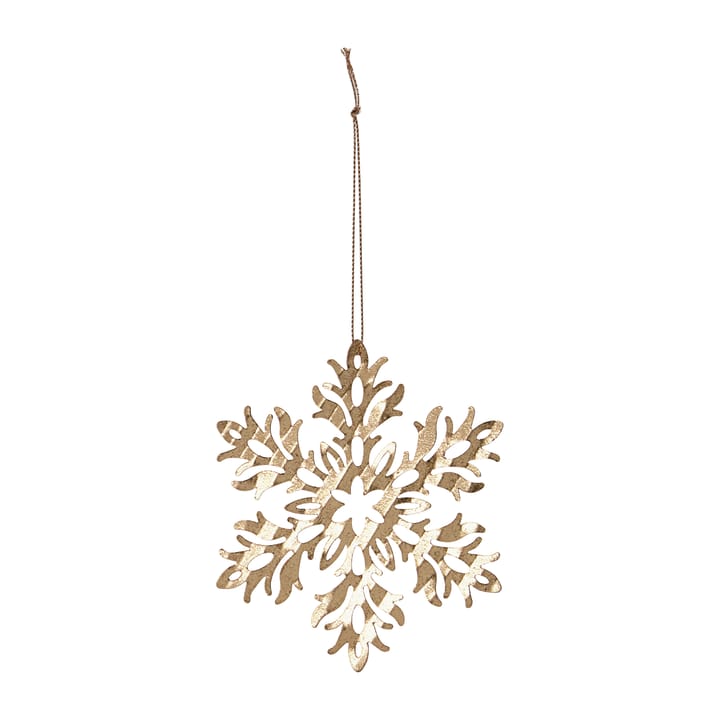 Tin plate joulukoriste, Snow flower House Doctor