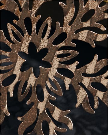 Tin plate joulukoriste - Snow flower - House Doctor