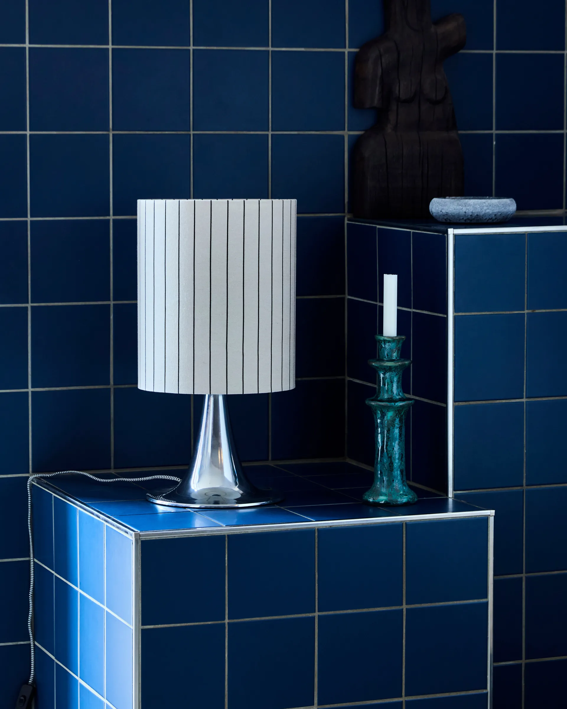 Tulip pöytälamppu 50 cm, Hopea viimeistely House Doctor