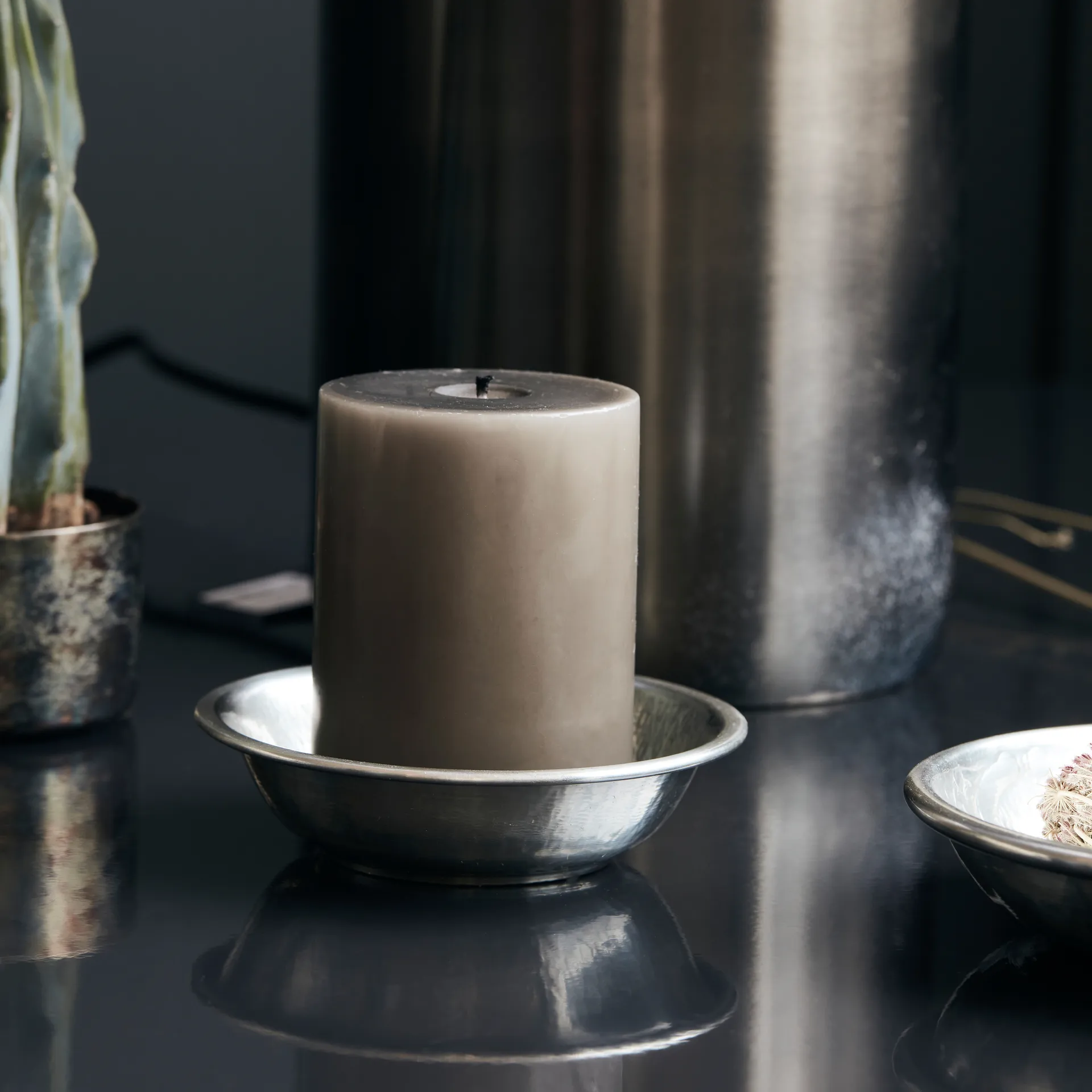 Tura tarjotin Ø 12 cm, Antique silver House Doctor