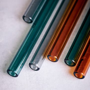 Vaca lasipilli, 6-pakkaus  - Green-grey-orange - House Doctor