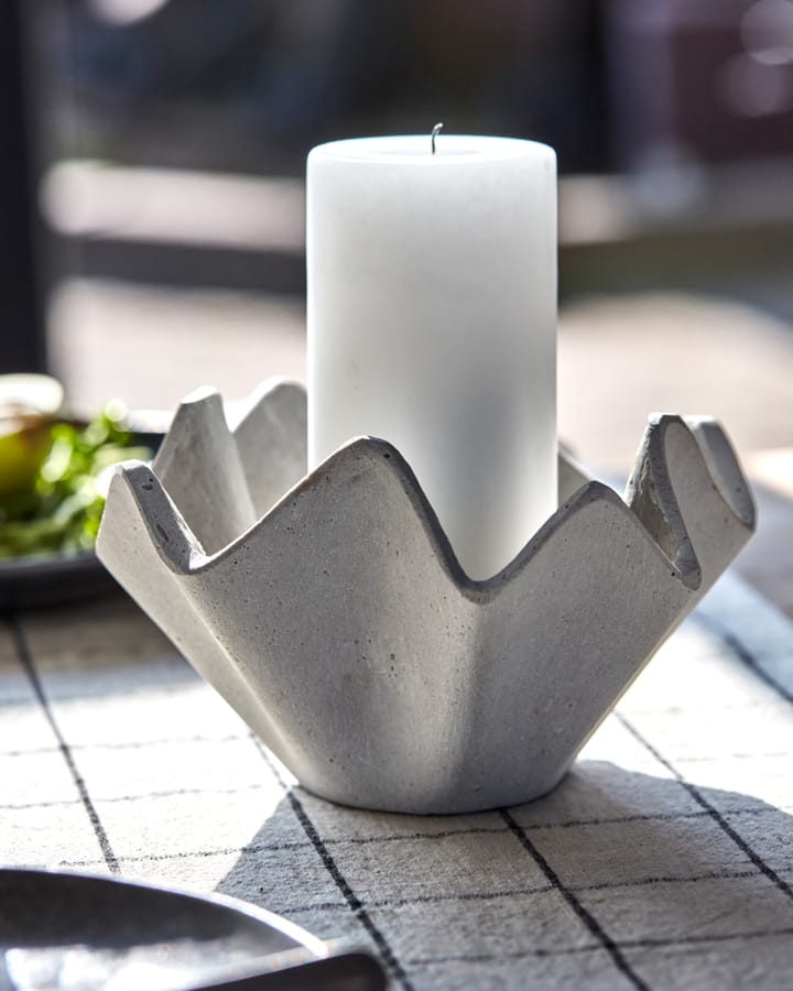 Vaso lämpökynttilänpidike, Harmaa House Doctor