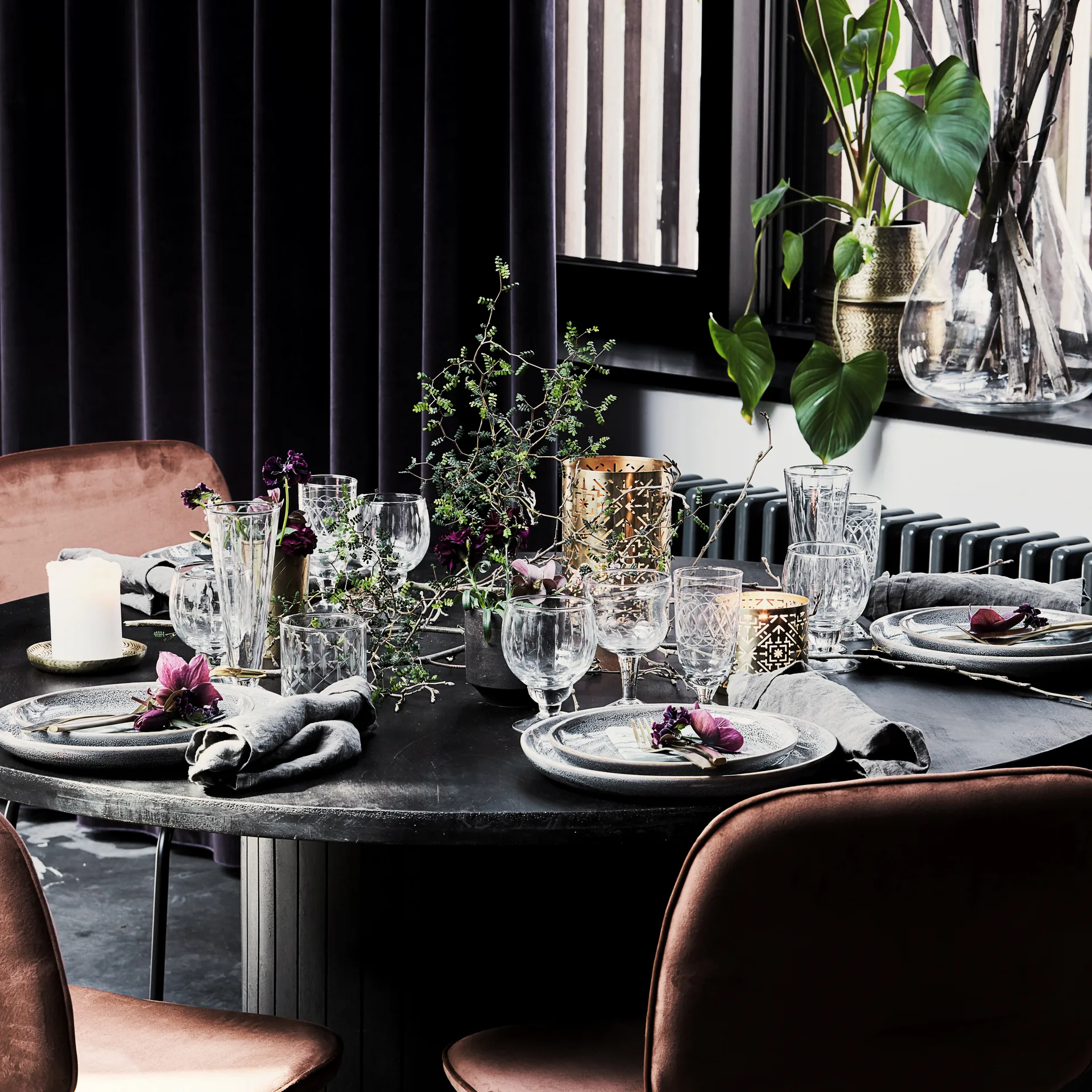 Vintage olutlasi, kirkas House Doctor