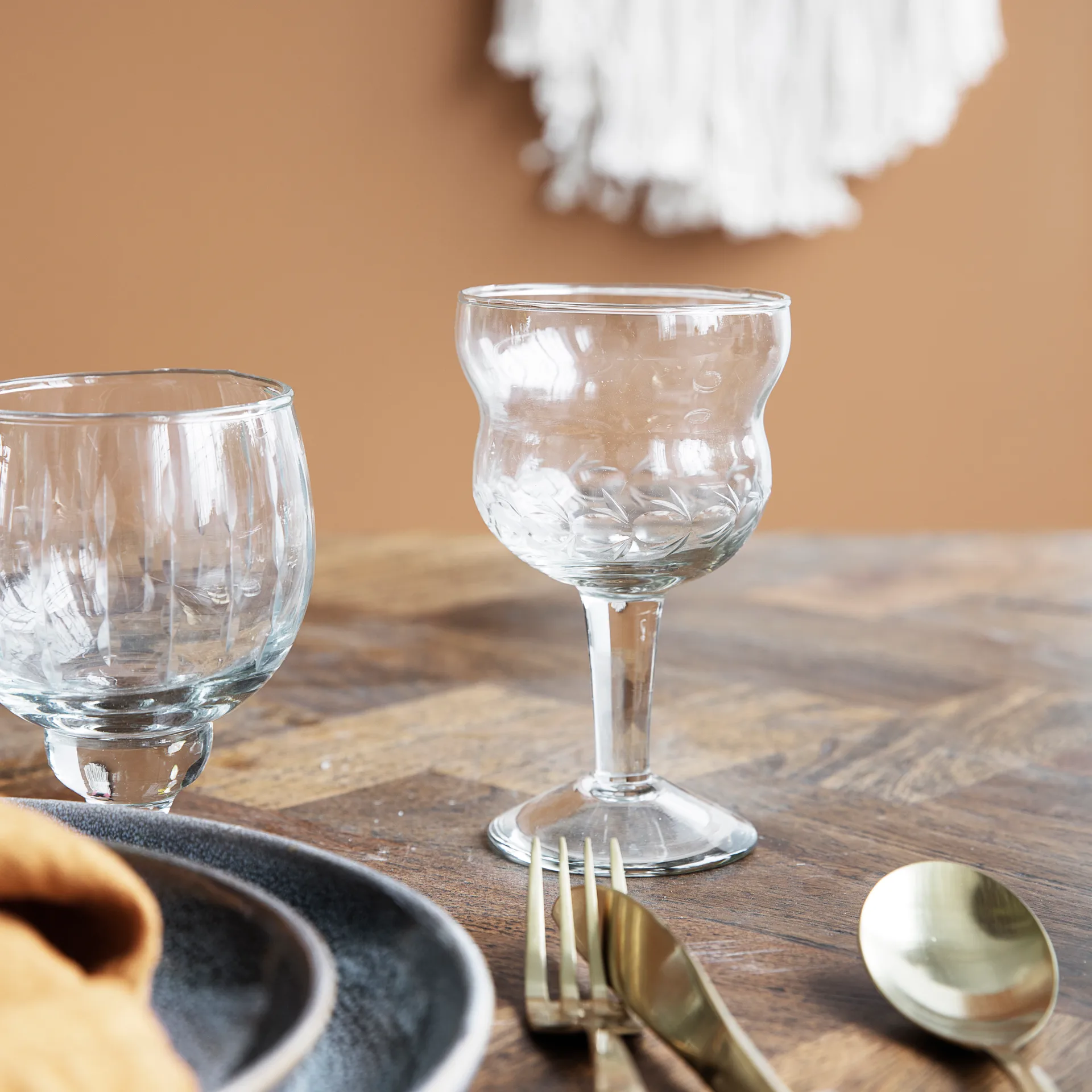 Vintage punaviinilasi, kirkas House Doctor