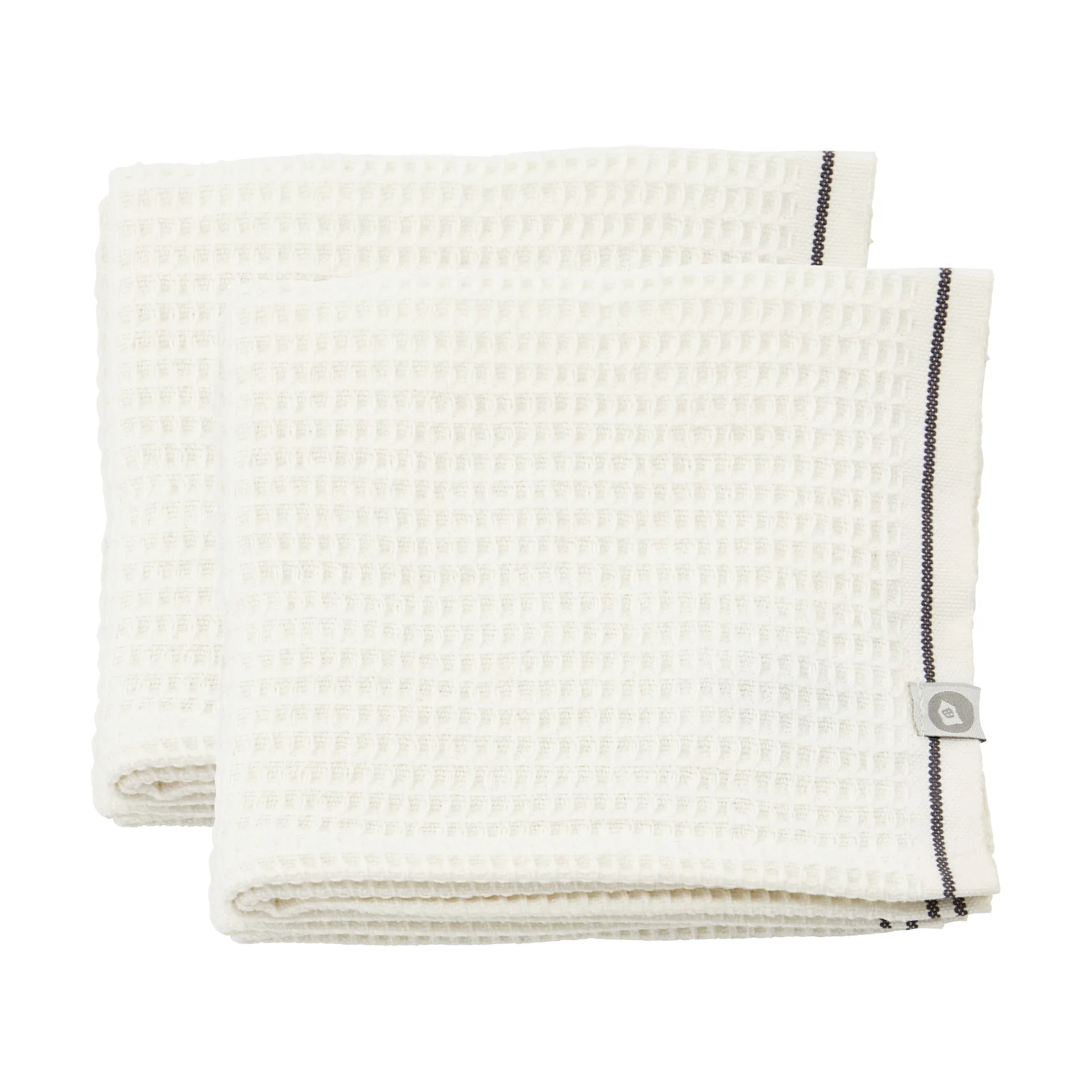 Waffle tiskirätti 30x30 cm 2-pack, Harmaa House Doctor