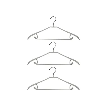 Ward vaateripustin, 3-pakkaus - Musta-harmaa - House Doctor