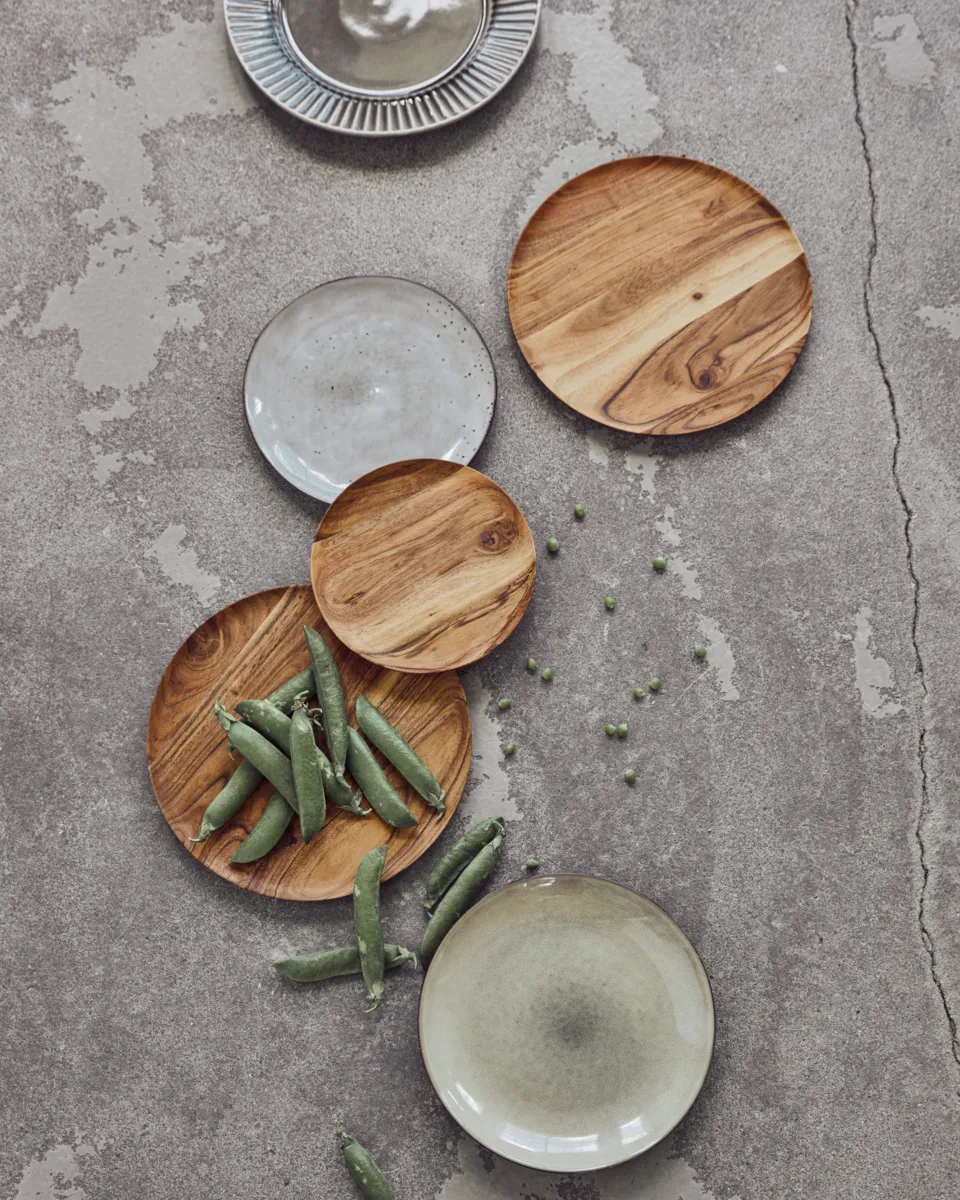 Wood tarjotin Ø25 cm 2-pack., Luonto House Doctor