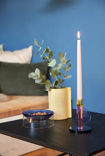 Astro kynttilänjalka - Vaaleanpunainen - Hübsch Interior