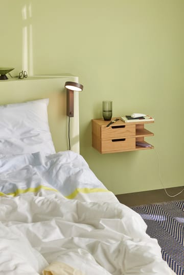 Crea seinävalaisin - Ruskea - Hübsch Interior