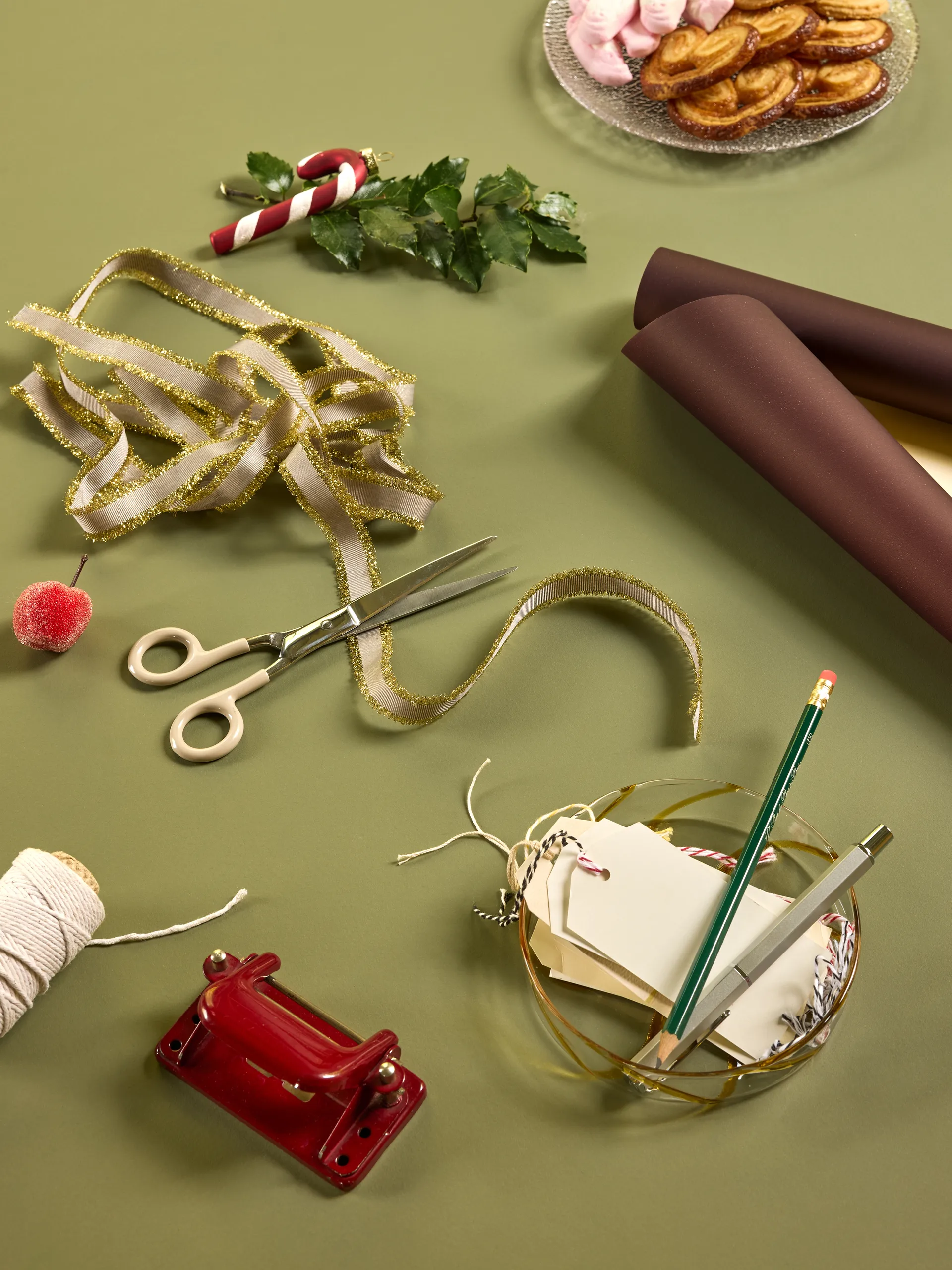 Heir säilytyspurkki matala, Keltainen Hübsch Interior