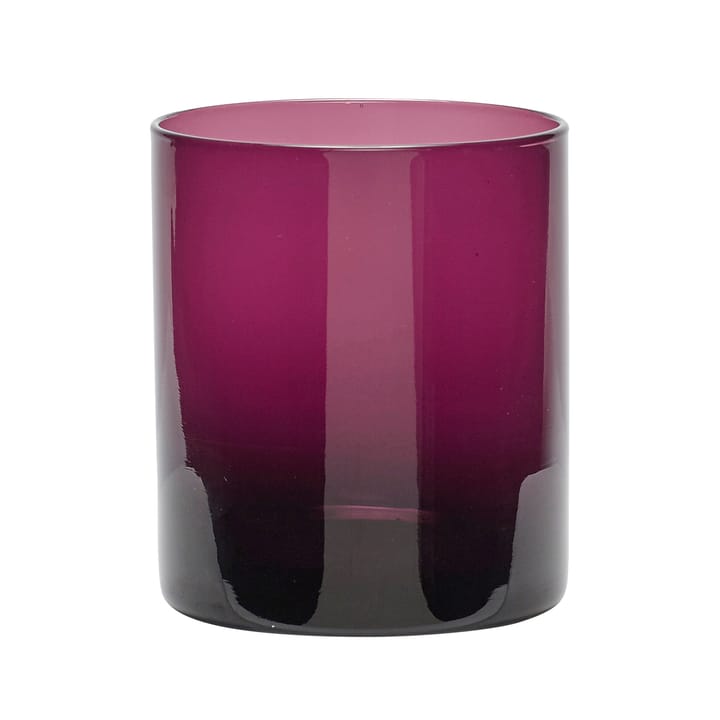 Kynttilälyhty Ø9 cm - Violetti - Hübsch