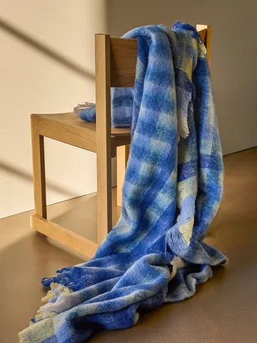 Loom viltti - Blue, 140x200 cm - Hübsch Interior