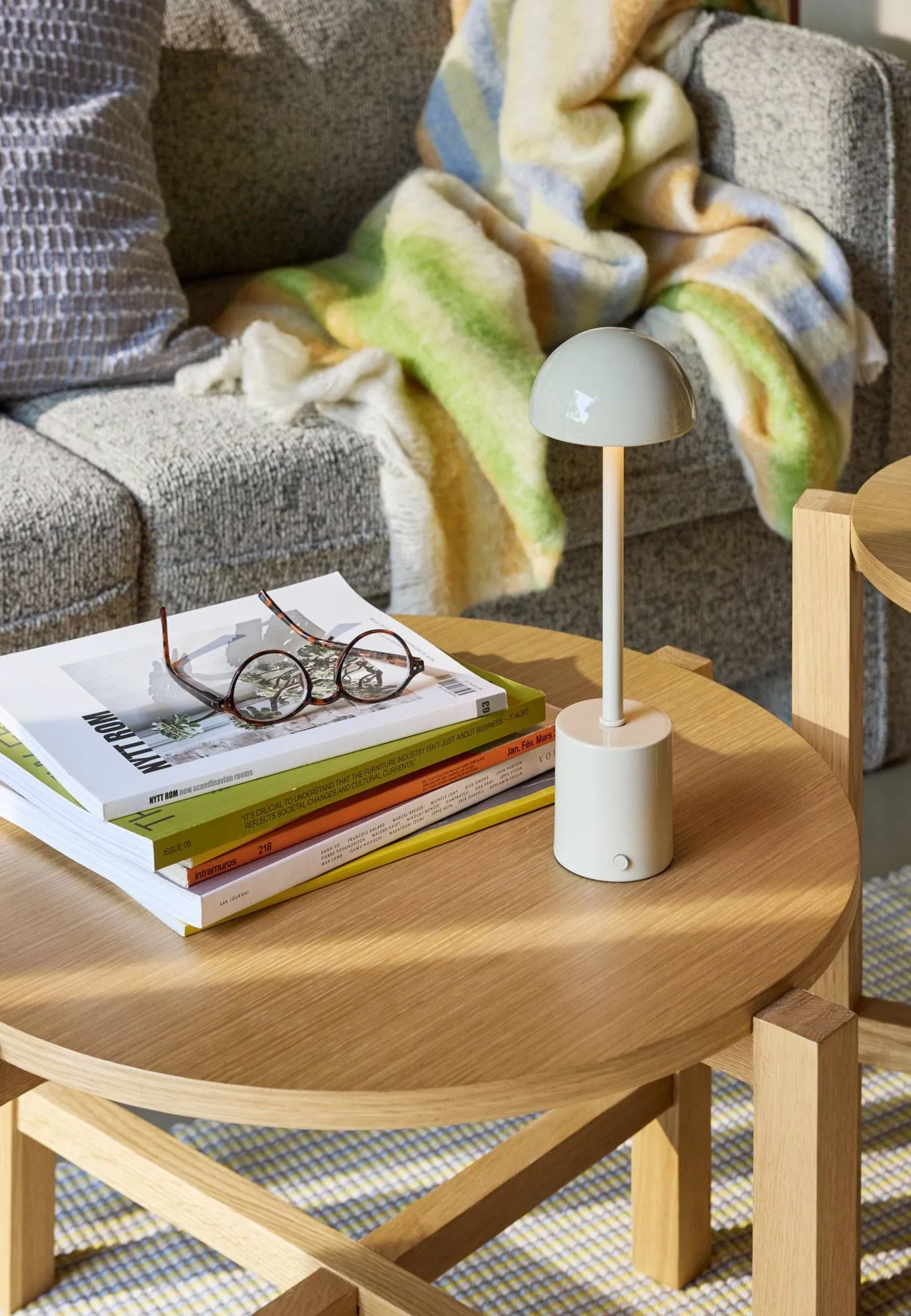 Loom viltti, Keltainen, 140x200 cm Hübsch Interior