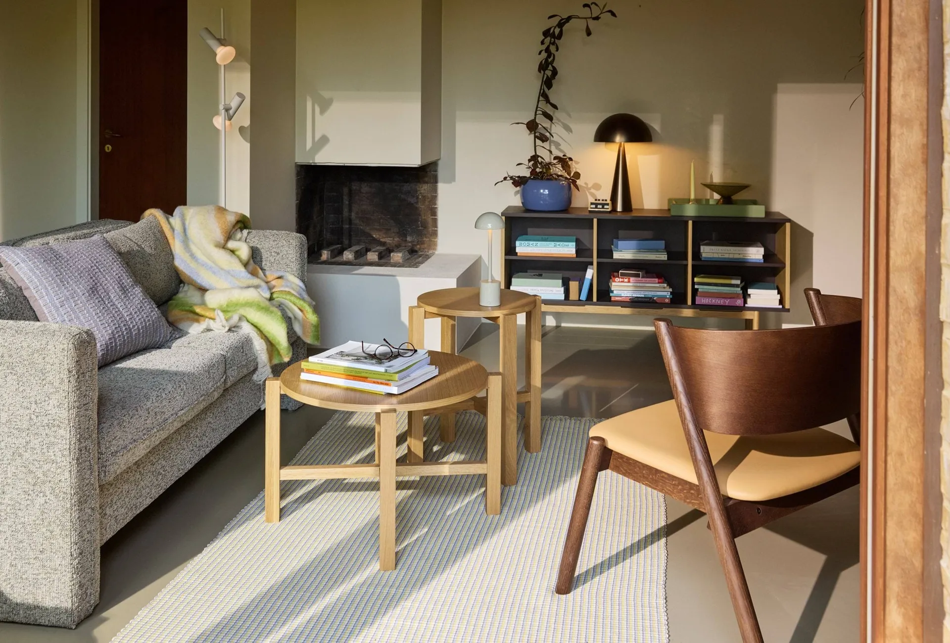 Loom viltti, Keltainen, 140x200 cm Hübsch Interior