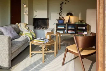 Loom viltti - Keltainen, 140x200 cm - Hübsch Interior