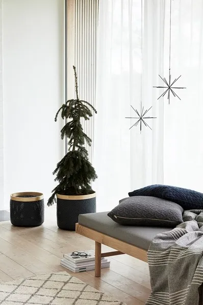 Matto 90x150 cm, Valko-harmaa Hübsch Interior